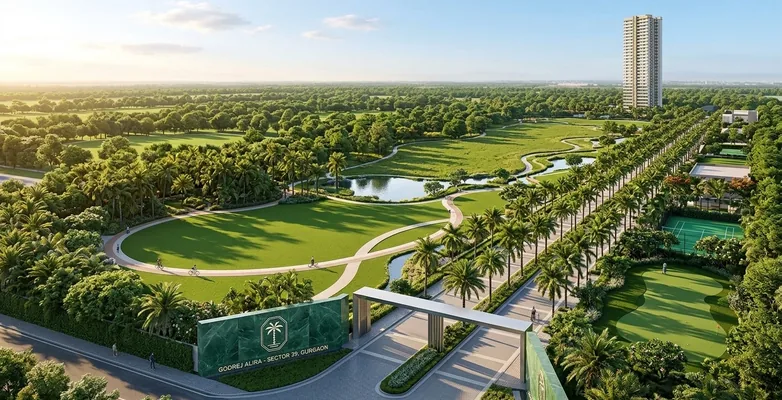 Godrej Heritage Estate 75% Open Landscape