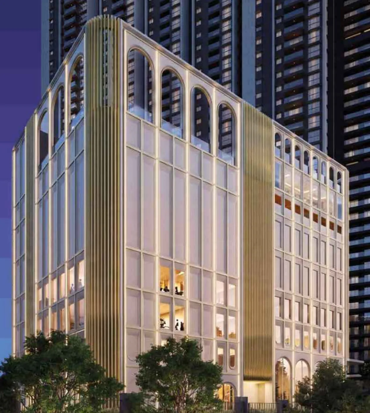 Godrej Brooklyn Avenue Kukatpally Hyderabad - tower elevation and grand entrance